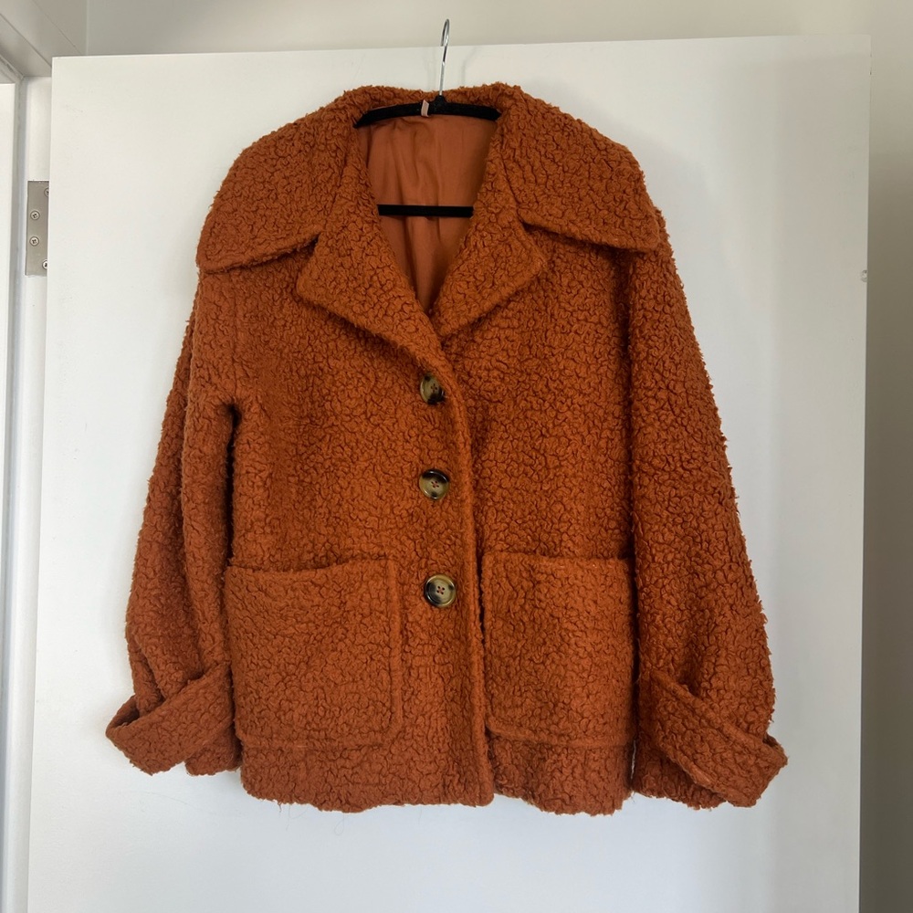Free People Fuzzy Jacket